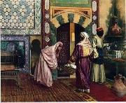 Arab or Arabic people and life. Orientalism oil paintings  373 unknow artist